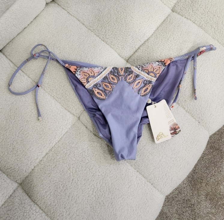 Agua Bendita Alegria Eve Ruched Bikini Bottom