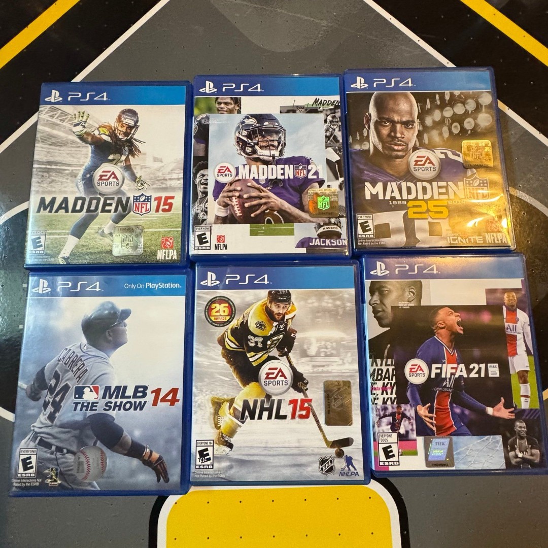 PS4 Sports Bundle of 6 Video Games
