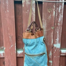 Lucky Brand Denim Abbey Road Foldover Hobo Bag
