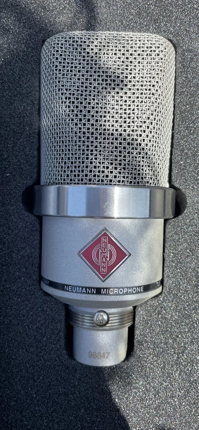(Authentic) Neumann TLM-102 Large Diaphragm Condenser Microphone - Nickel