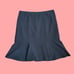 Vintage Y2K Kasper Plus Size Black Trumpet Skirt