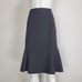 Vintage Y2K Kasper Plus Size Black Trumpet Skirt