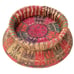 African woven wicker tray, basket, fruits bowl