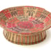 African woven wicker tray, basket, fruits bowl