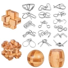 Brain Teaser Puzzle 20Pcs