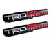 NEW 2PCS 3D TRD OFF ROAD Side Fender Front Door Badge Logo Nameplate Emblem