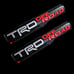 NEW 2PCS 3D TRD OFF ROAD Side Fender Front Door Badge Logo Nameplate Emblem