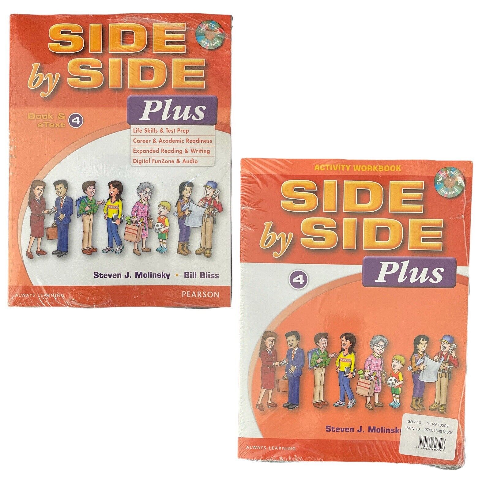 Pearson Side By Side Plus Activity Workbook and Book & eText 4