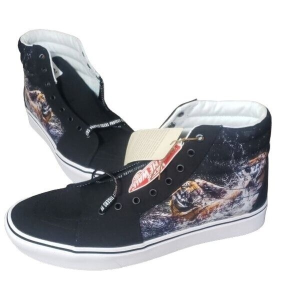 New Vans Sk8 Hi Discovery Cats High Top Sneakers Unisex DEADSTOCK Skater Casual