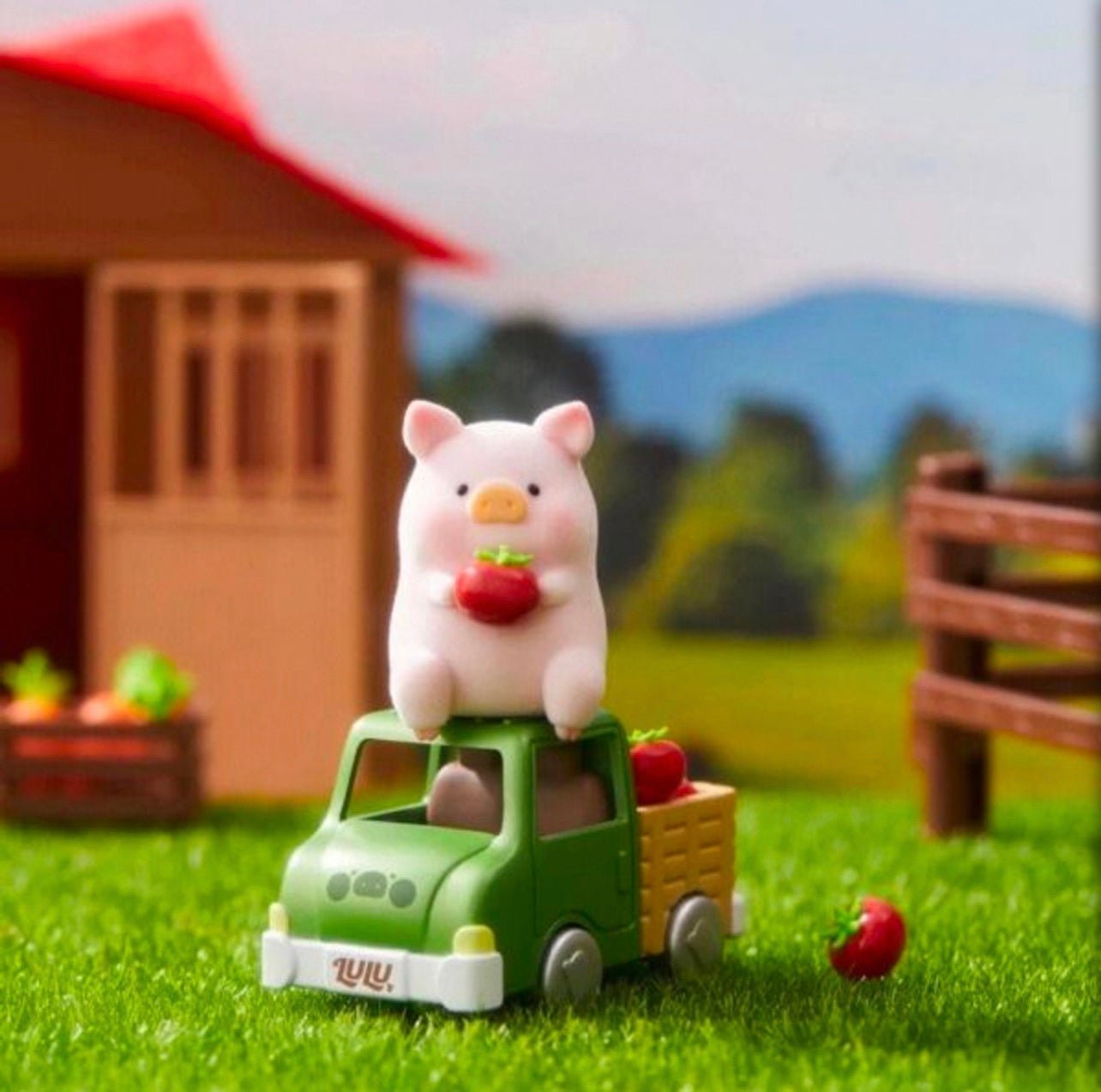 Pop Mart - Lulu Pig - Farm - Tomato Truck (chase)