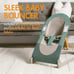 Boon Slant Portable Baby Bouncer - Folding Baby Seat for Infants - Lightweight P