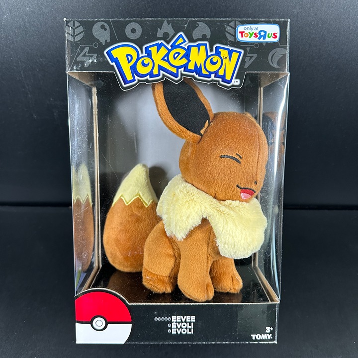 02735- pokemon eevee plush toys r us exclusive by tomy