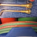 Uniweld oxygen acetylene torch kit with cylinders and case
