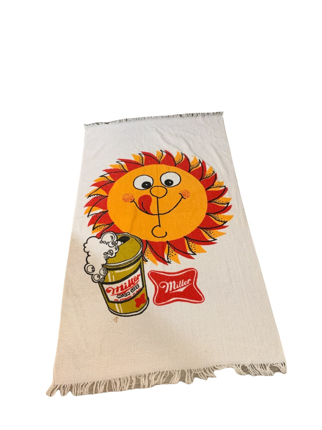 Vintage Miller High Life Towel 1970s