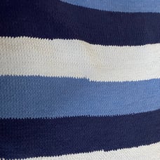Handmade knitted baby blanket