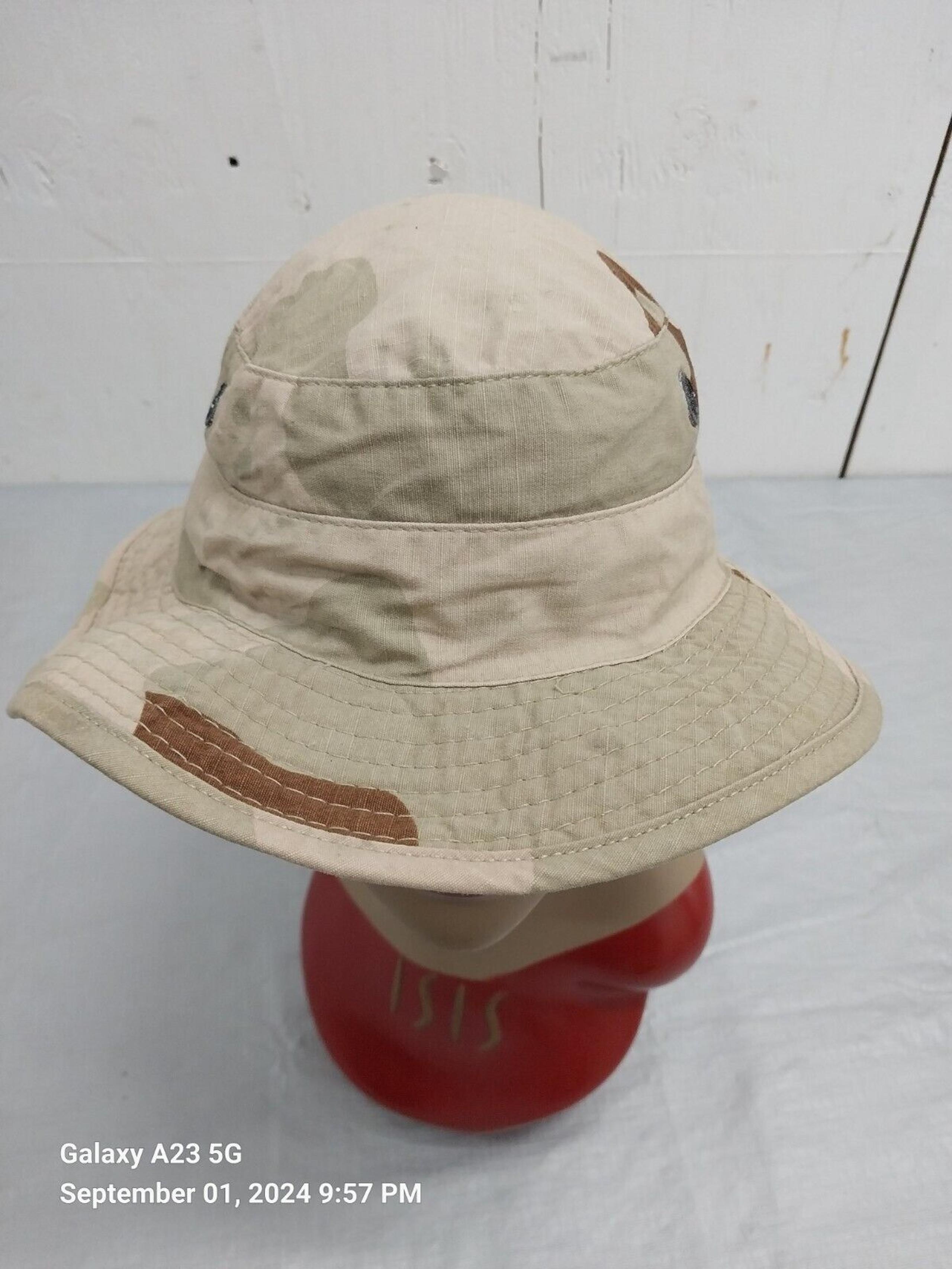 Army surplus Brigadier Quartermaster Hat Mens Size 7 Boonie Bucket. A5