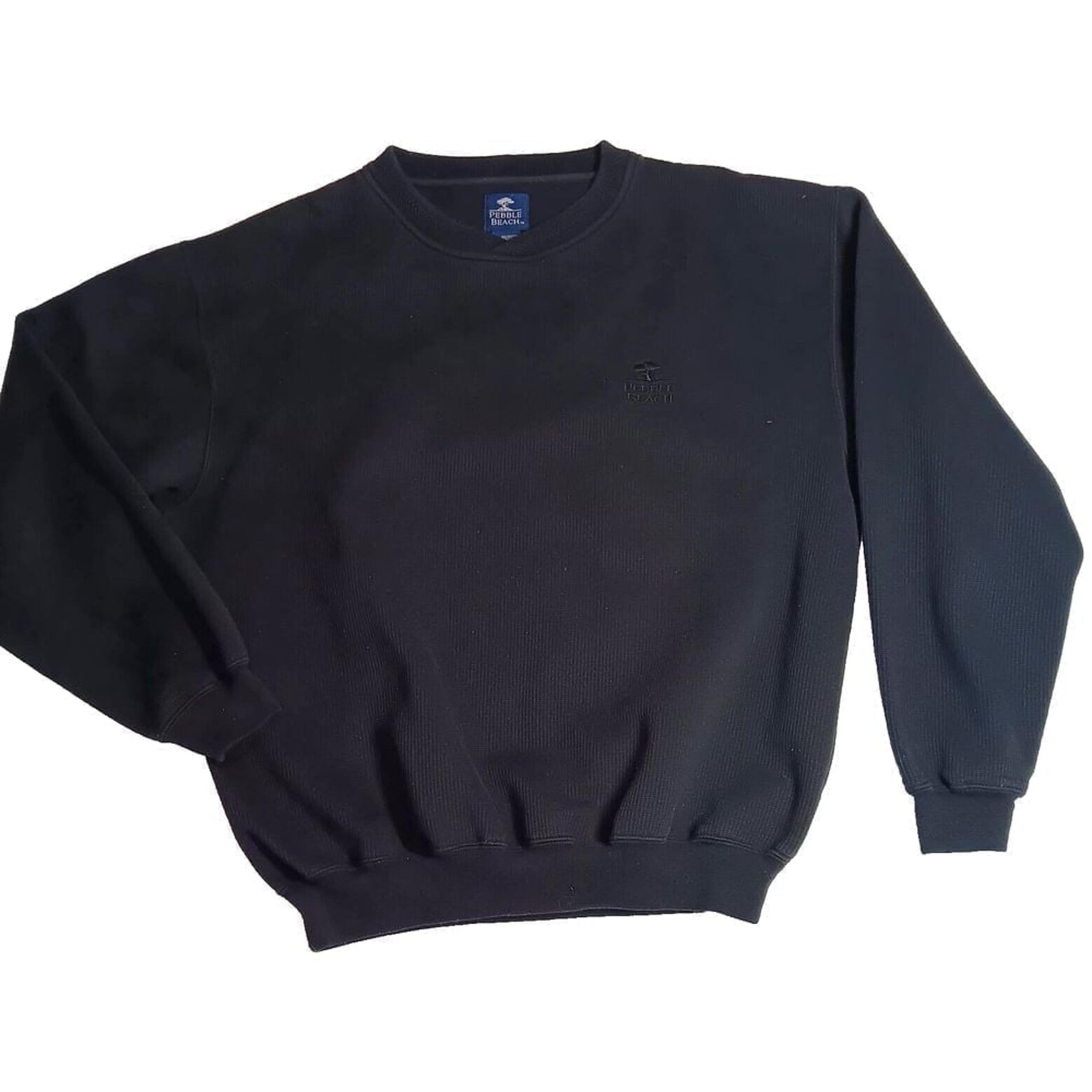 Pebble Beach Performance Golf Sweater Black Sz Medium