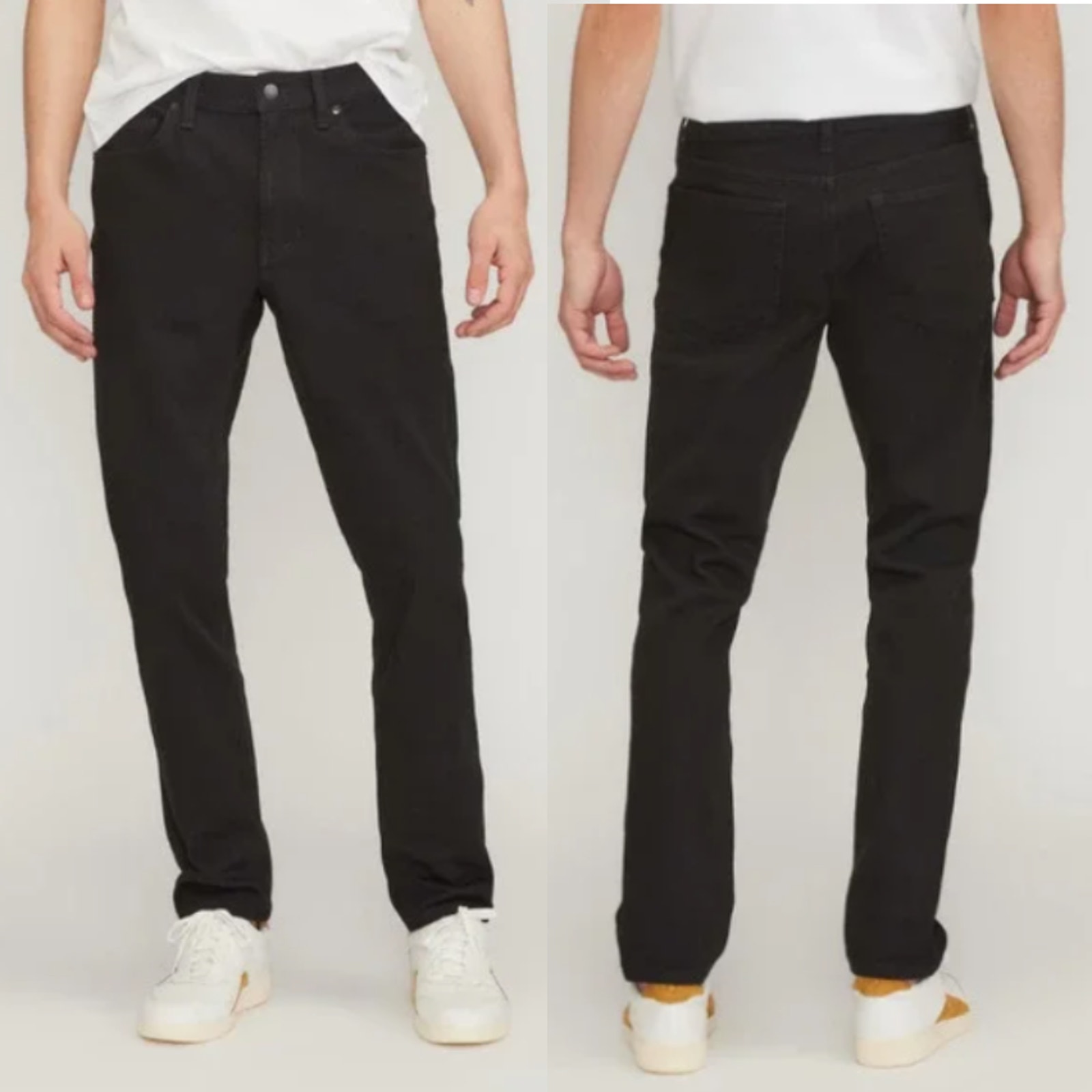 NWT Everlane Uniform The Slim 4-Way Stretch Jeans in Black