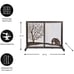44x33 Plow & Hearth Large Prairie Fire Screen