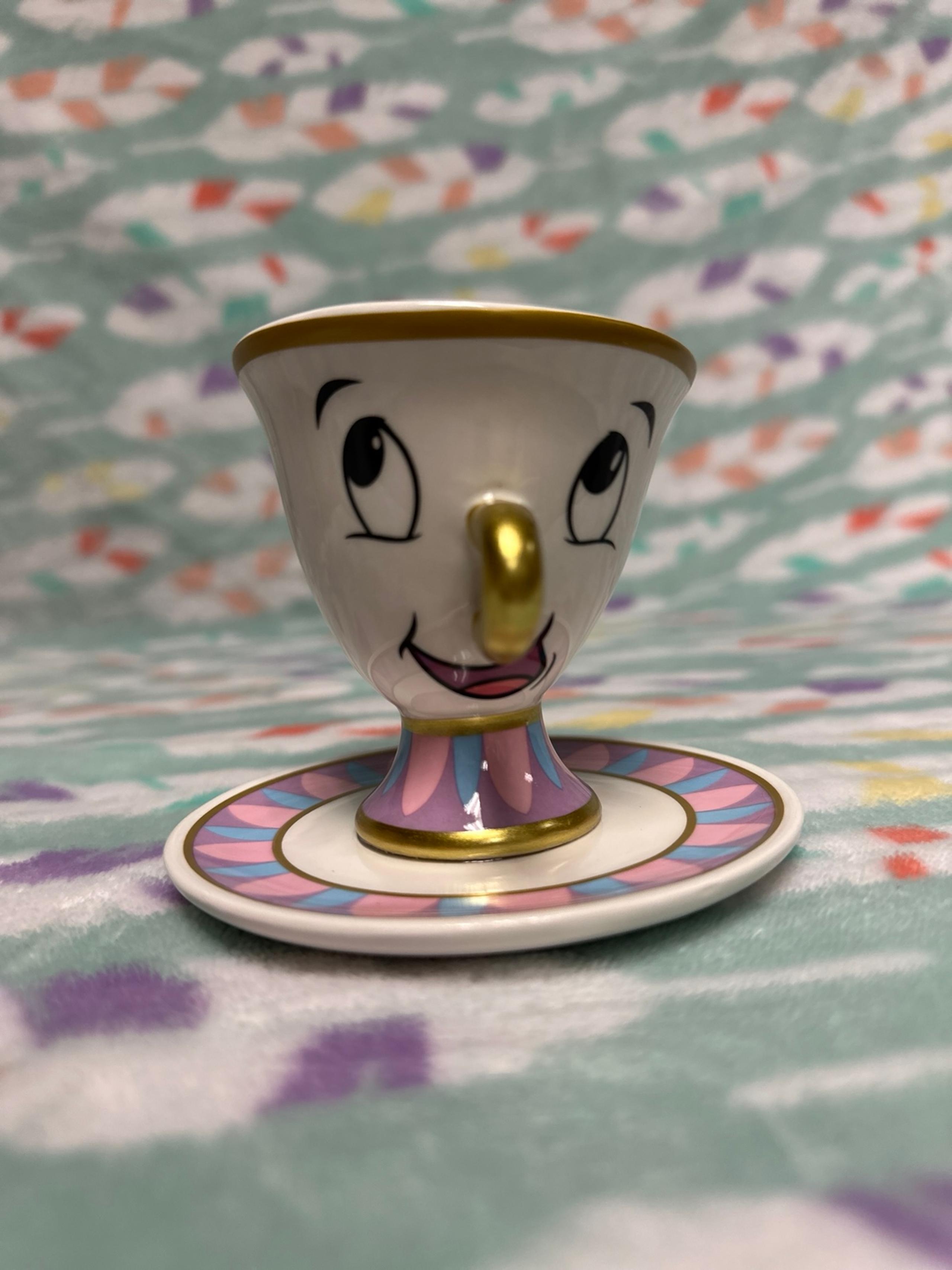 Chip beauty & the beast NIB Disney jacmel jcm tea cup new ceramic trinket tray