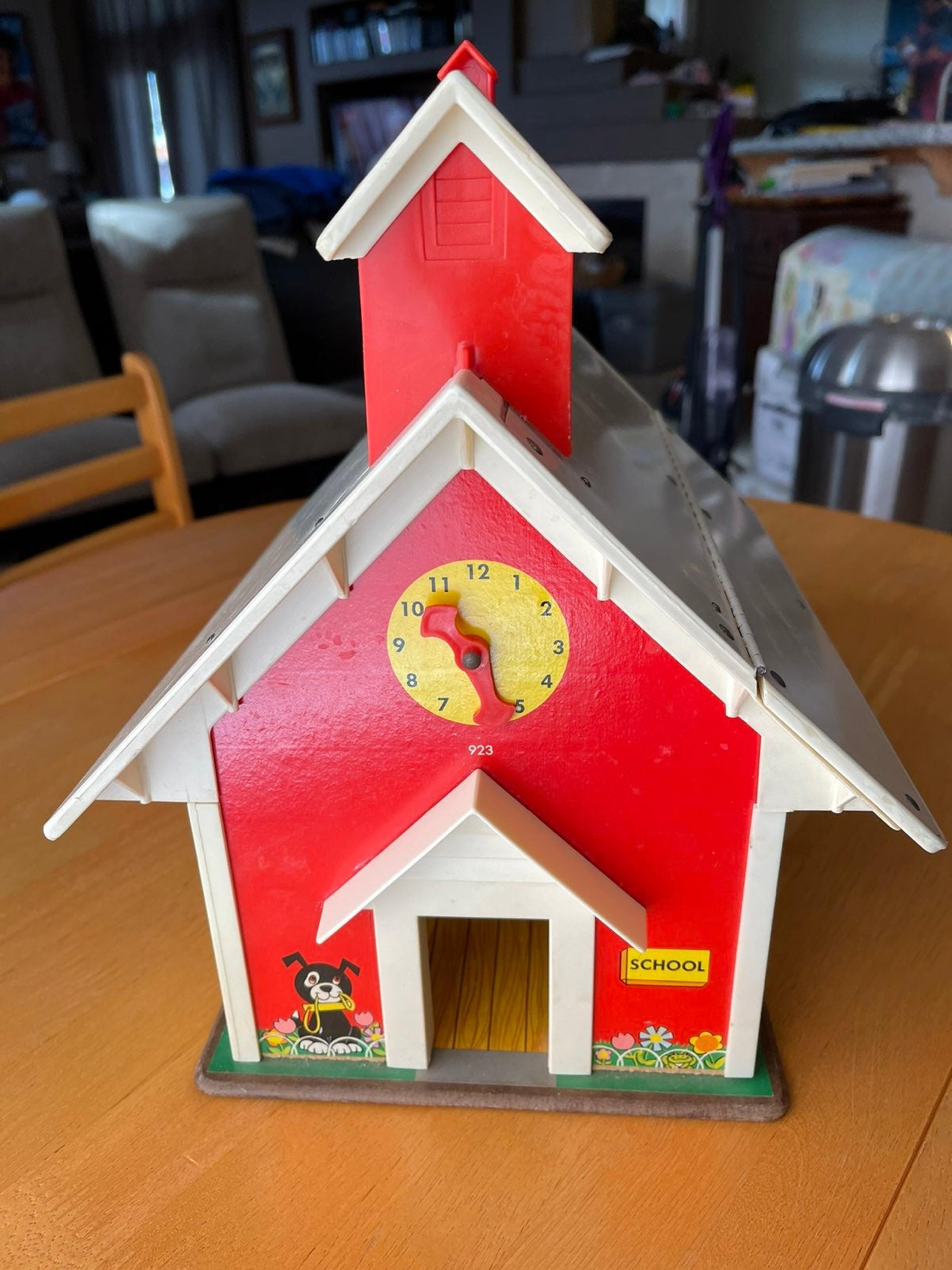 Vintage Fisher Price School house 1971