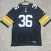 Nike Jerome Bettis Jersey Mens Large Black Engineered Lightweight NFL Football