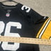 Nike Jerome Bettis Jersey Mens Large Black Engineered Lightweight NFL Football