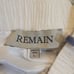 Remain Women's Navy & White Cotton Striped Satin Lined Full Skirt