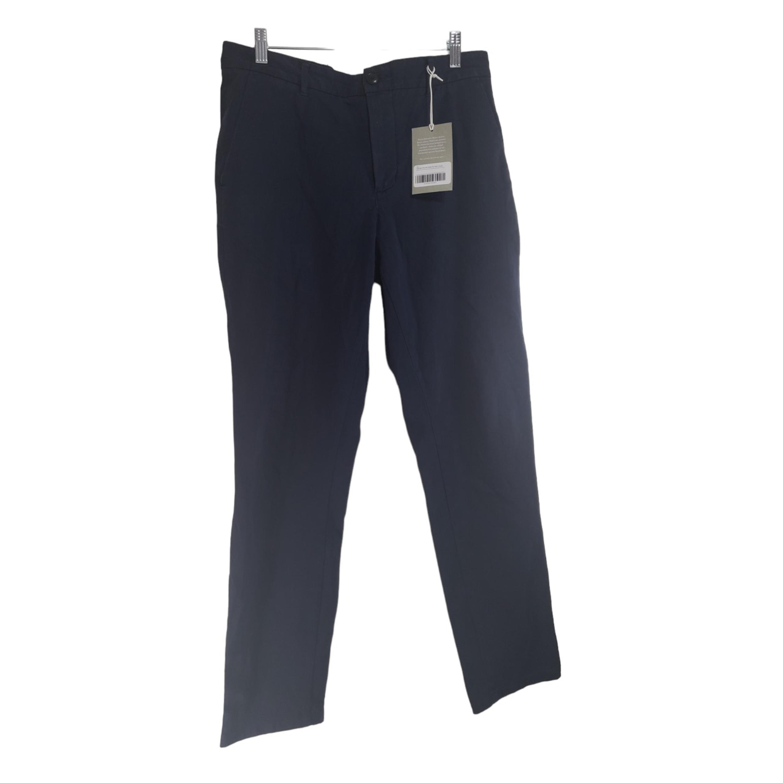 Everlane Performance Chino Uniform Men's Navy Flat Front Pants size 31x30 Tapper