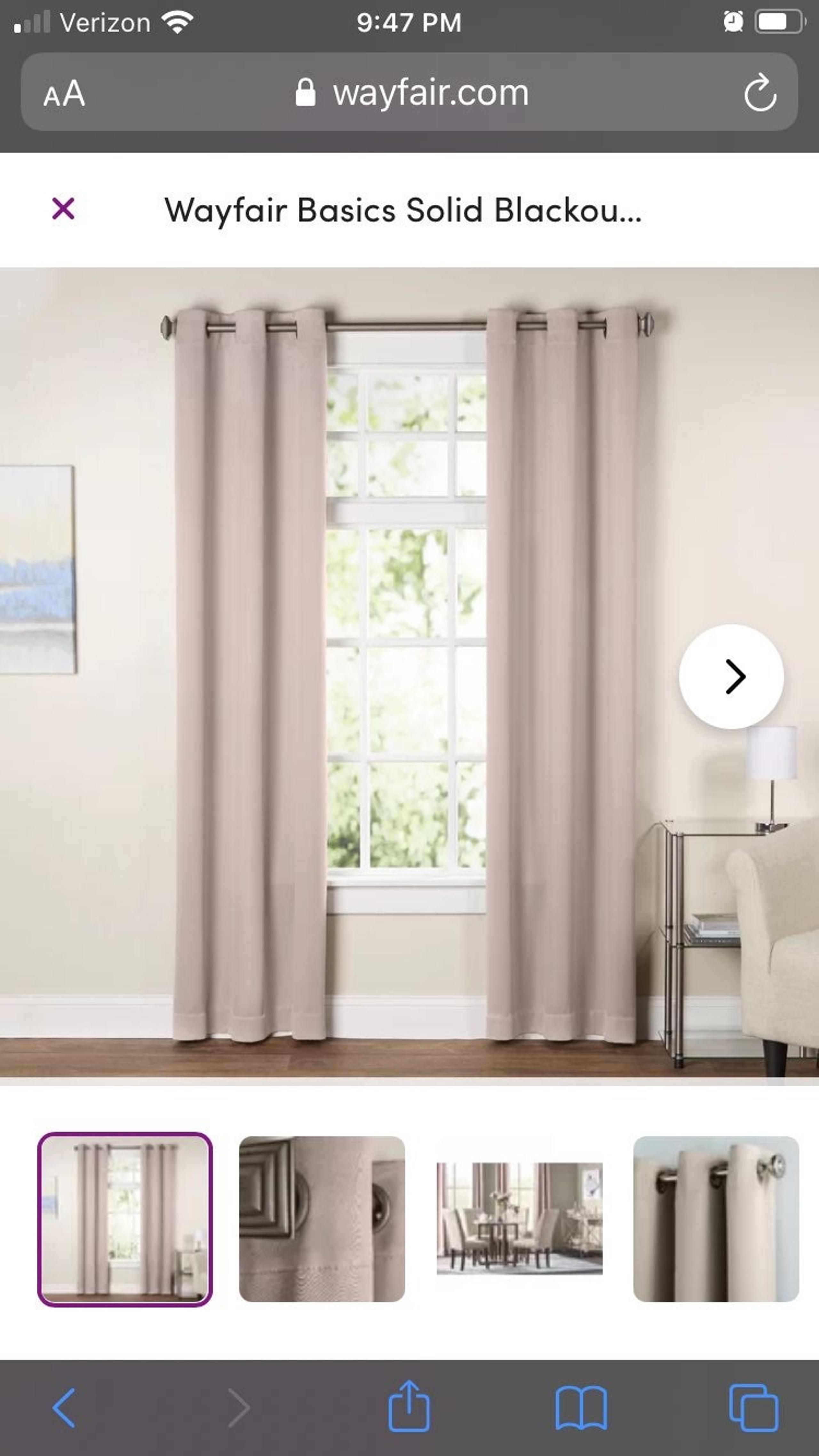 Window curtains