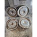 4 FORD 1955 1956 FAIRLANE THUNDERBIRD T BIRD HUBCAPS WHEEL COVER CENTER CAPS