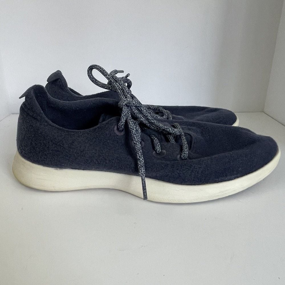 Allbirds Mens Wool Runner Mizzles Size 11 Blue Sneaker Shoes