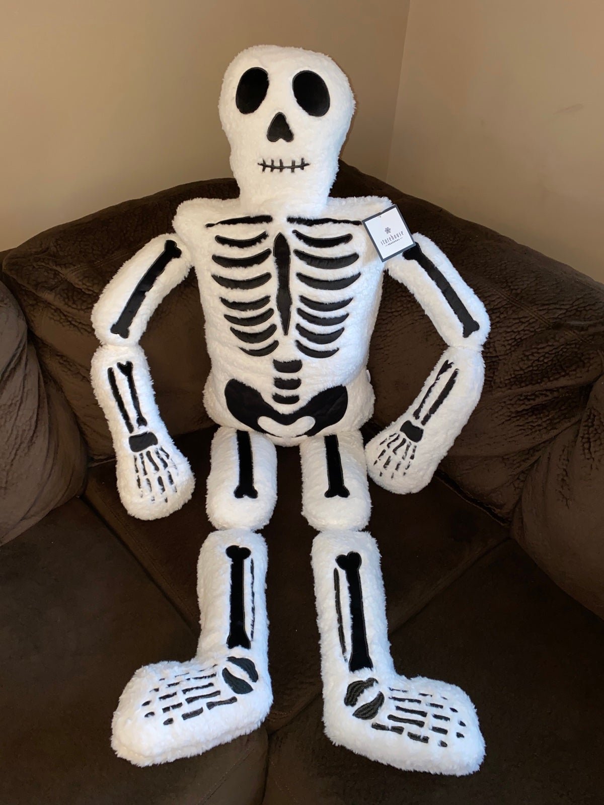 Giant Life Sized Skeleton Pillow