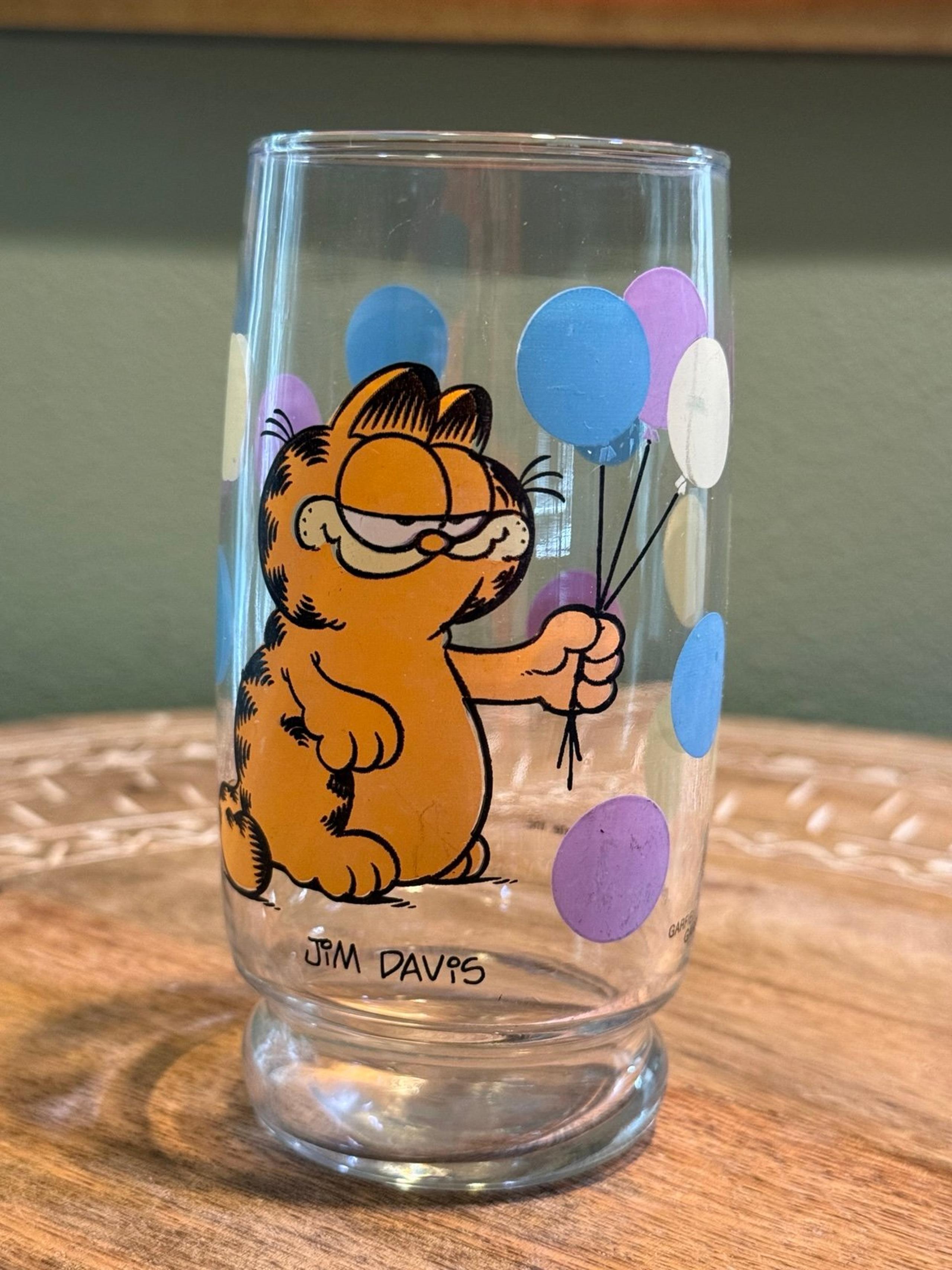 Vintage Garfield Collectable McDonalds Drinking Glass Glass 1979