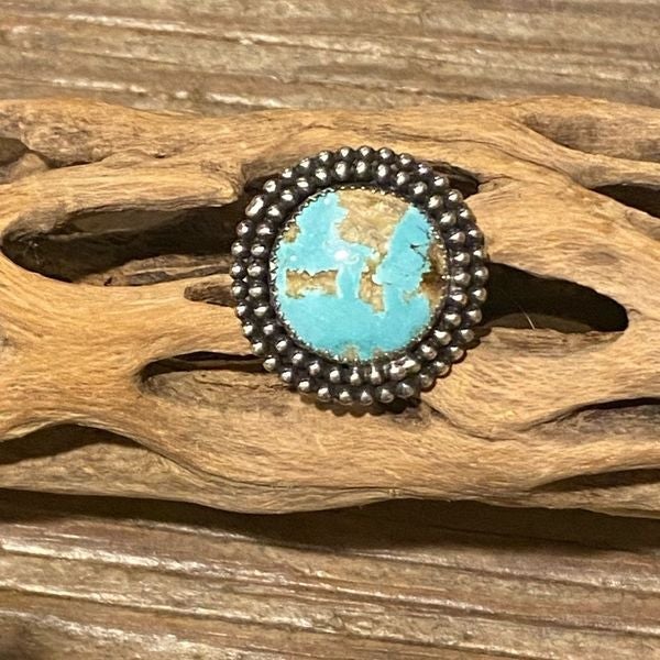 Handmade Genuine Sterling Silver Turquoise ring