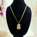 Unisex Gold Plated Necklace & Religious Medallion LIKE NEW 11 approx