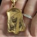 Unisex Gold Plated Necklace & Religious Medallion LIKE NEW 11 approx