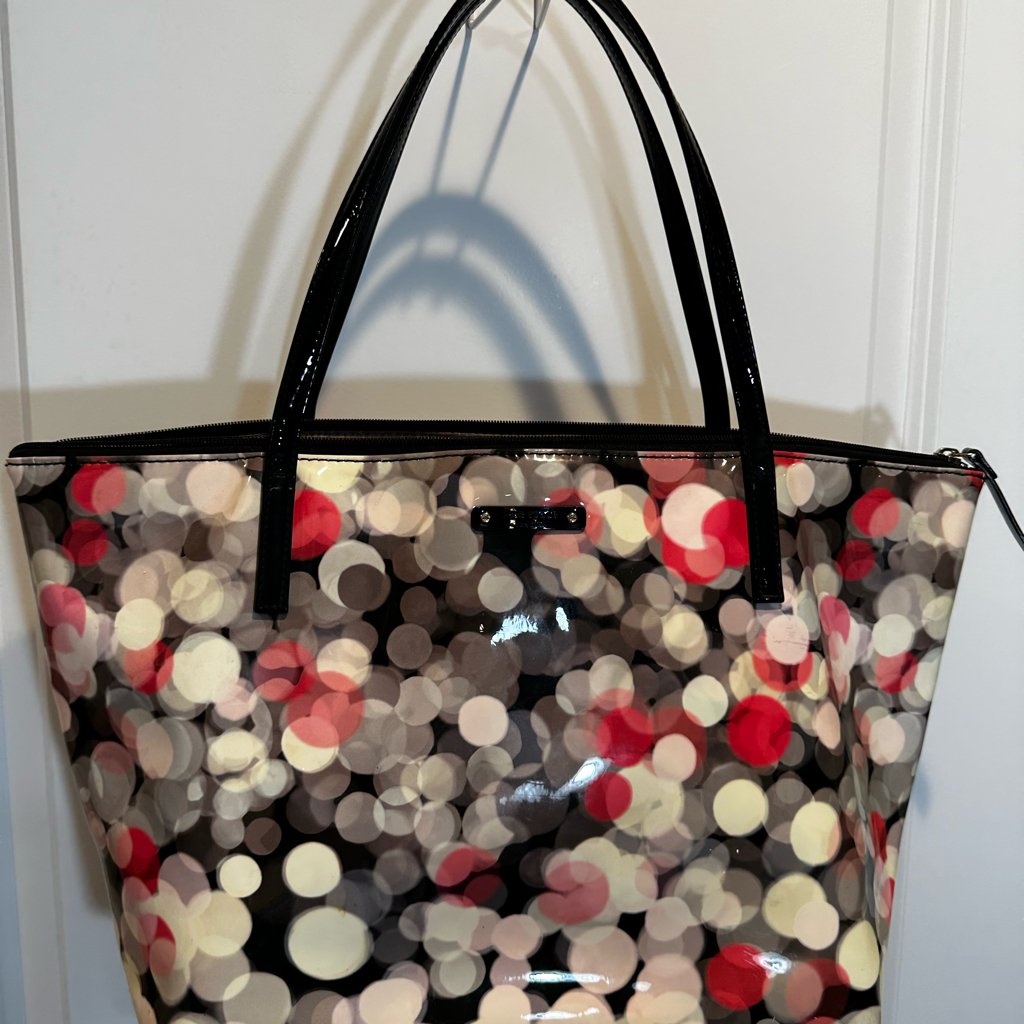 Kate Spade New Tork Cherry Terrace Festive Bubble Tote