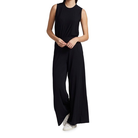 Commando Butter Wide-Leg Sleeveless Jumpsuit SZ S