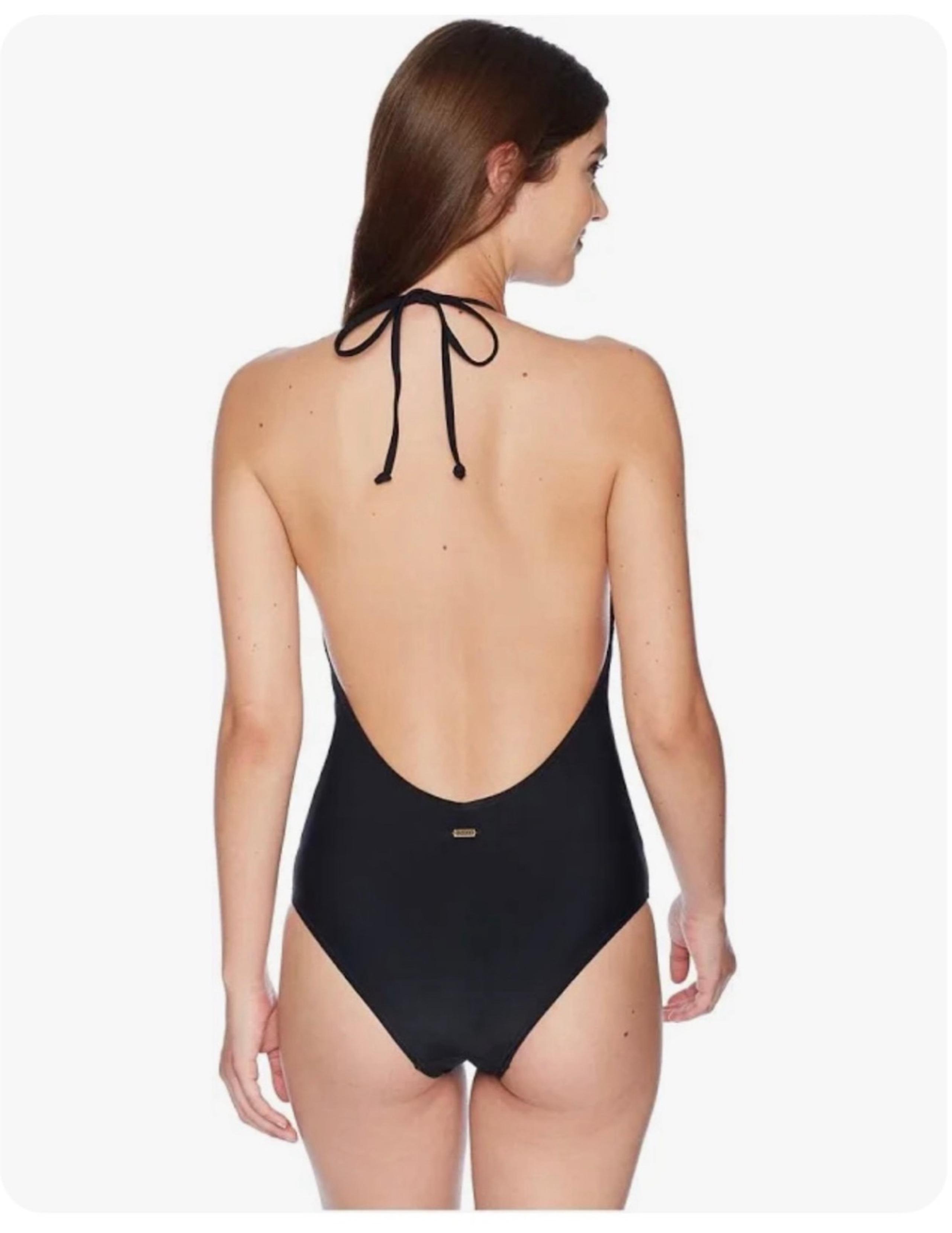 NWT Roxy Sea Lovers Womens Black One Piece Swimsuit (size M)