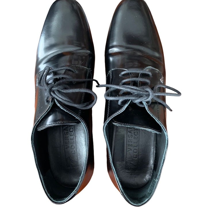 Men’s Black Lace Dress Shoes Size 41/7.5 US