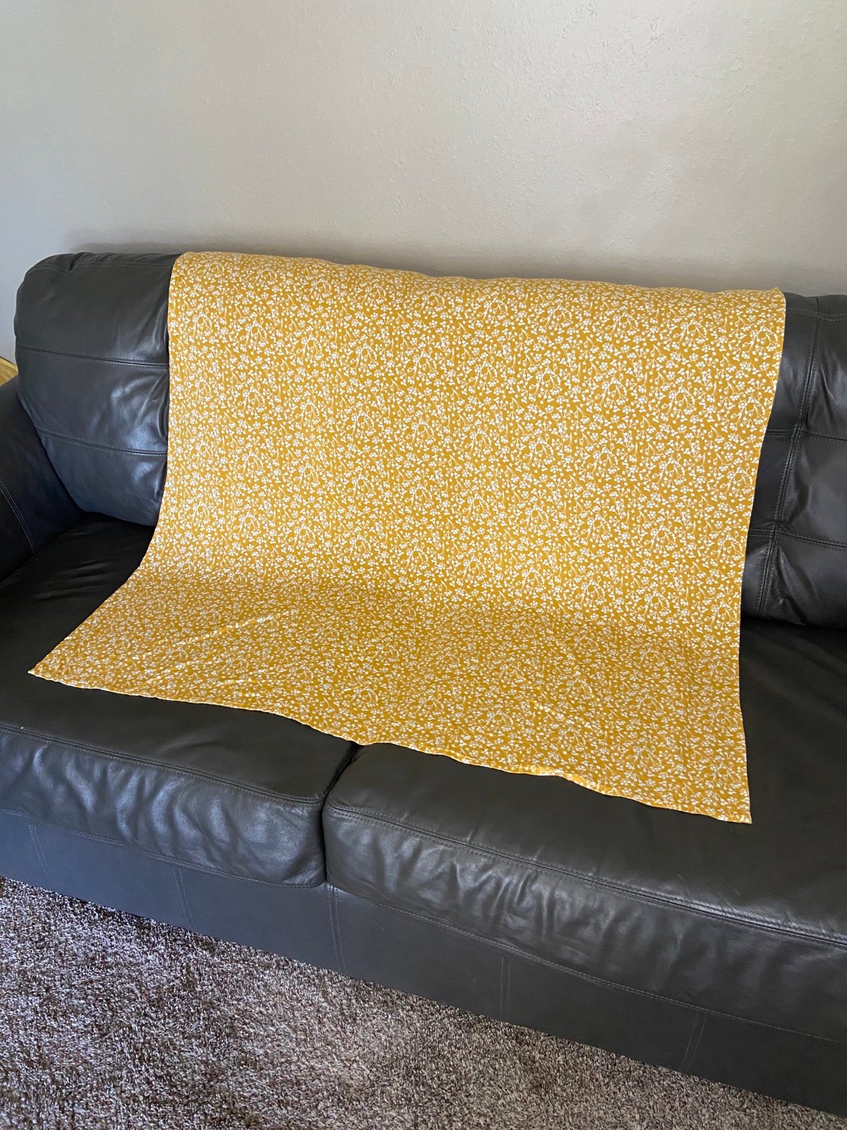 Little Sleepies Golden Poppies Swaddle Blanket