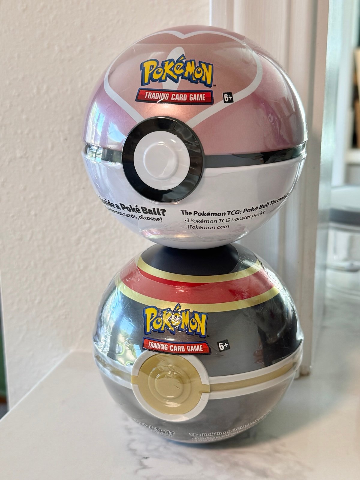 Pokemon Tcg Love Ball Tin (J21) + Luxury Ball Tin (A22) Brand New SEALED