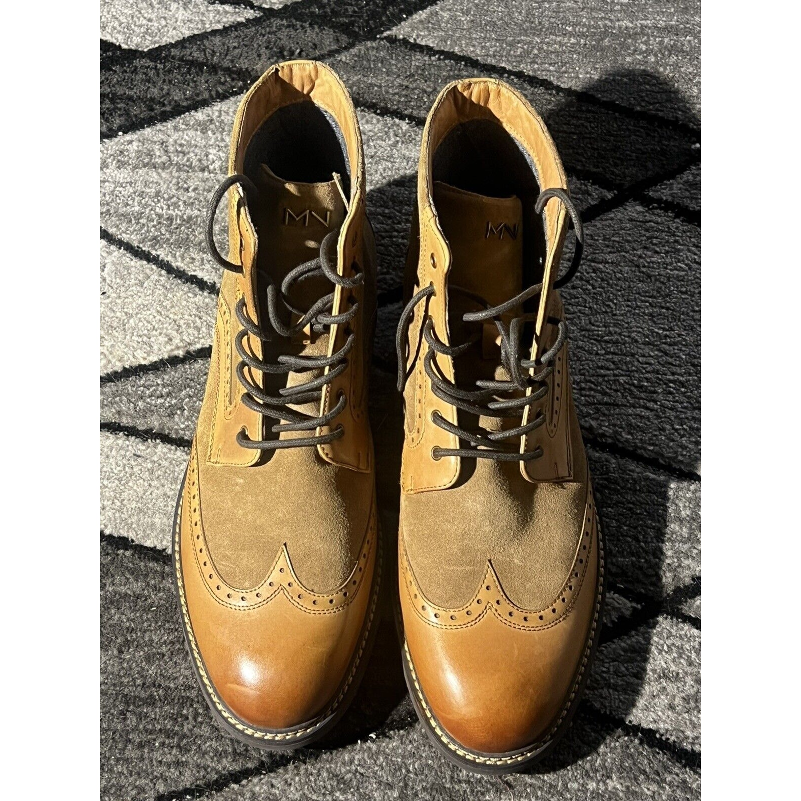 Men's MARK NASON by Skechers Ithaca Beaufort Boots, 225089 /TAN Size 14 Tan