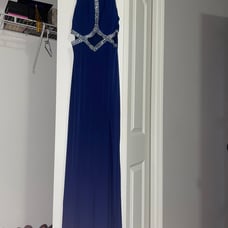 Blue prom dress