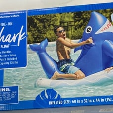 Members Novelty SHARK Ride-On Pool Float