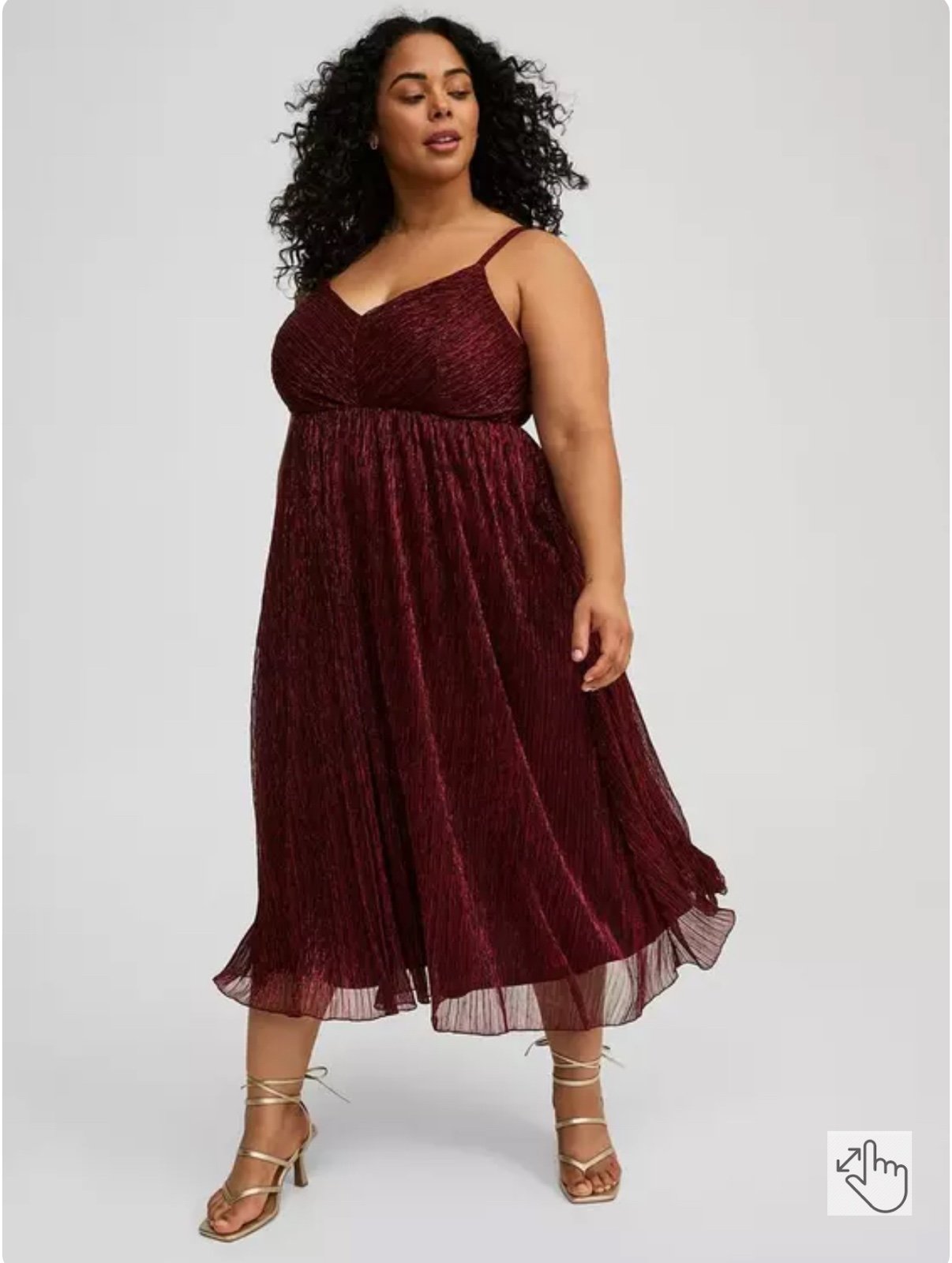 Torrid Tea Length Sleeveless Dress size 2