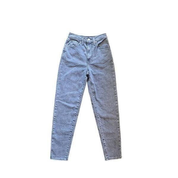 Levi's Jeans Women's 24 Faded Black High Waisted Taper Denim