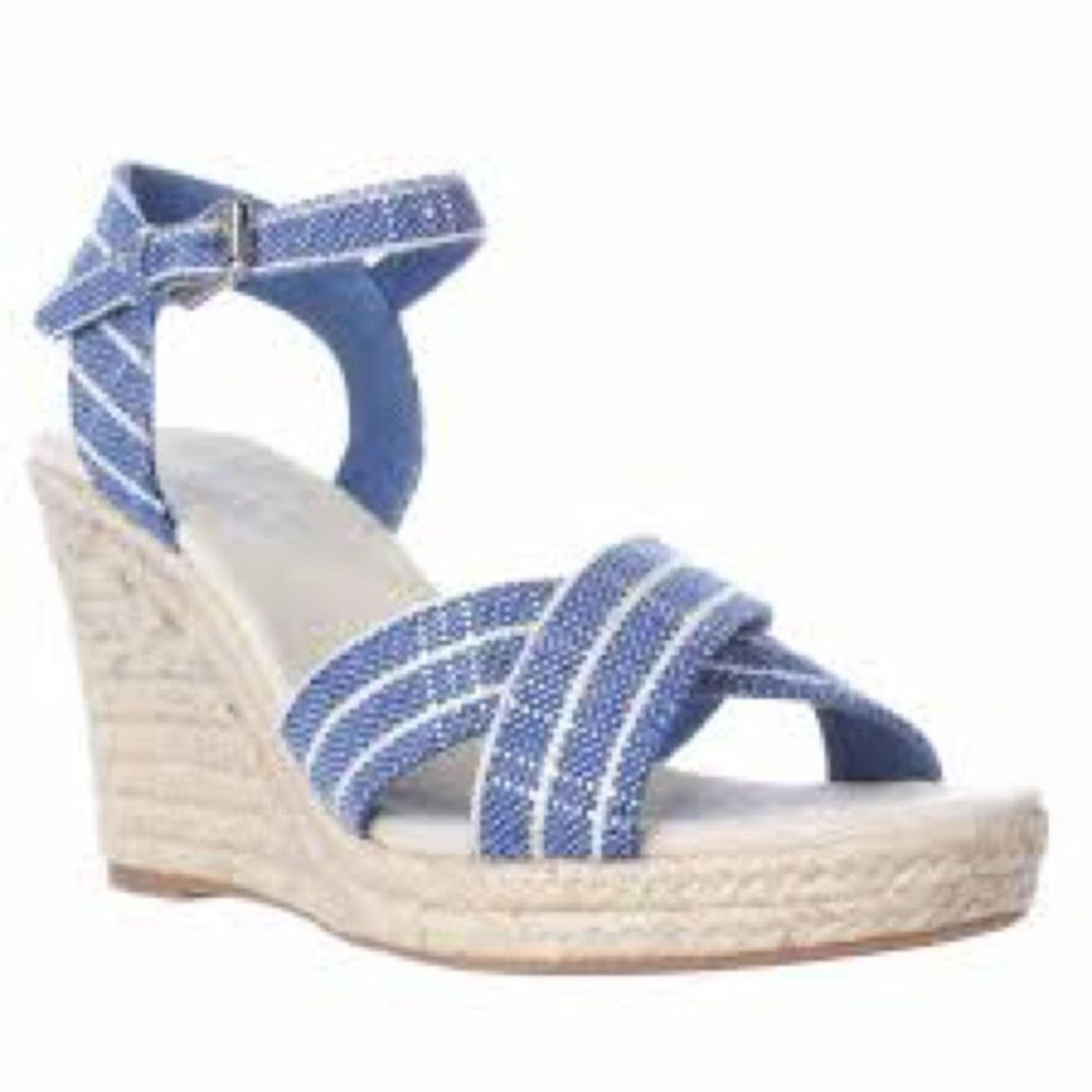 NWT Nautica Longshore Platform Espadrille Wedges 9