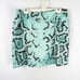 Jamie Sadock Aqua Snakeskin Print Skort Golf Pickleball Pockets Skirt Size 14